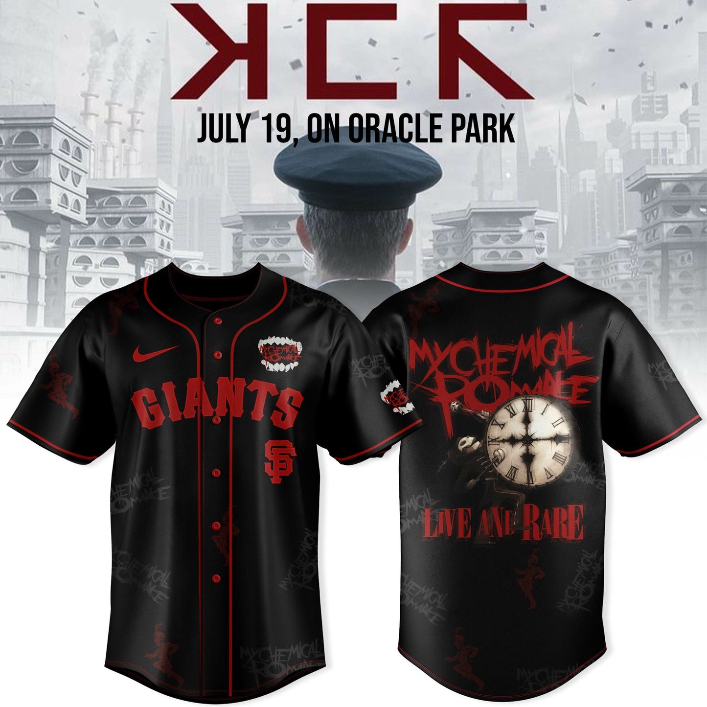 San Francisco Giants x Long Live The Black Parade “ My Chemical Romance