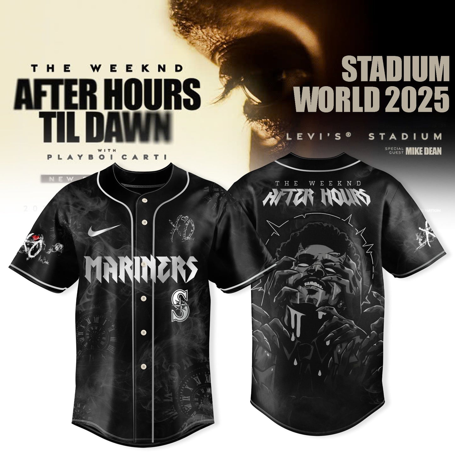 Seattle Mariners x After Hours Til Dawn 2025 “ The Weeknd