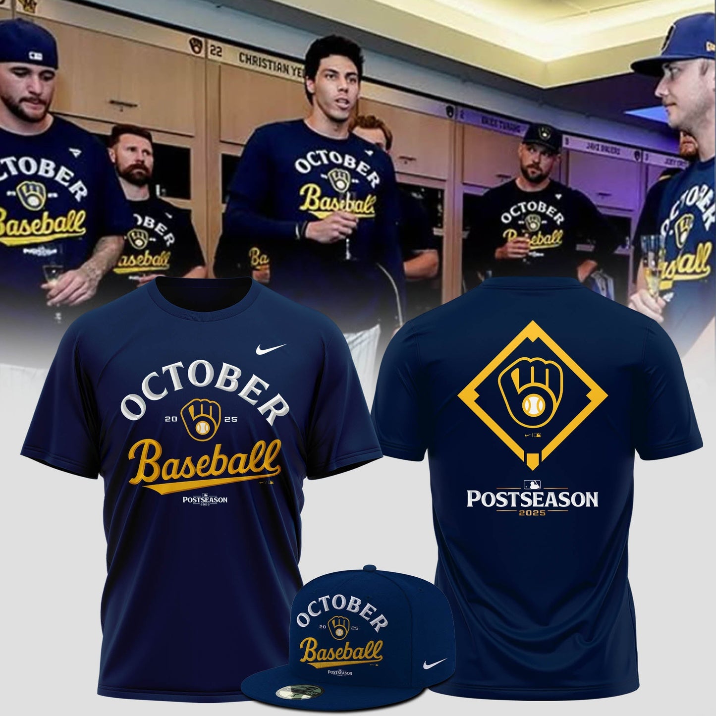 Milwaukee Brewers “ 2025 October ready POSTSEASON