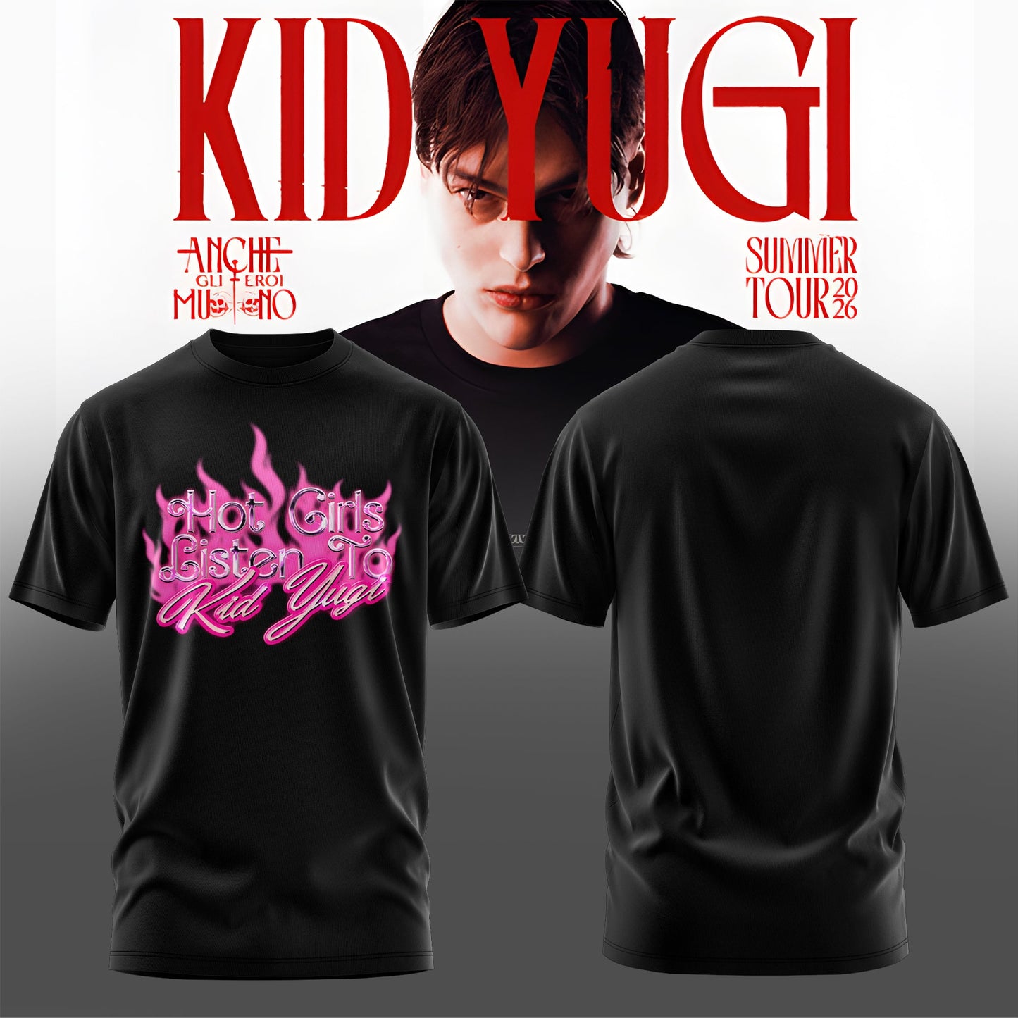 Kid Yugi – Summer Tour 2026 Limted Tshirt