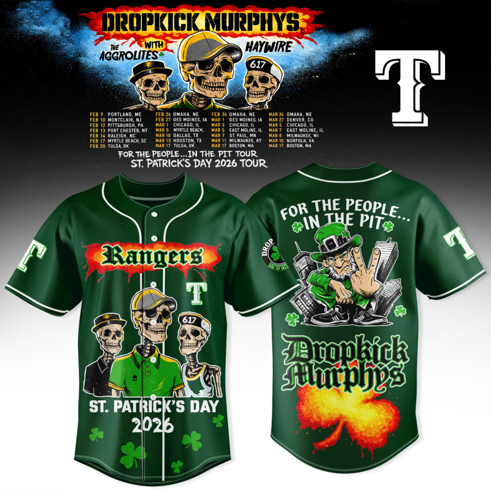 Texas Rangers x Dropkick Murphys St. Patrick™s Day 2026 Tour