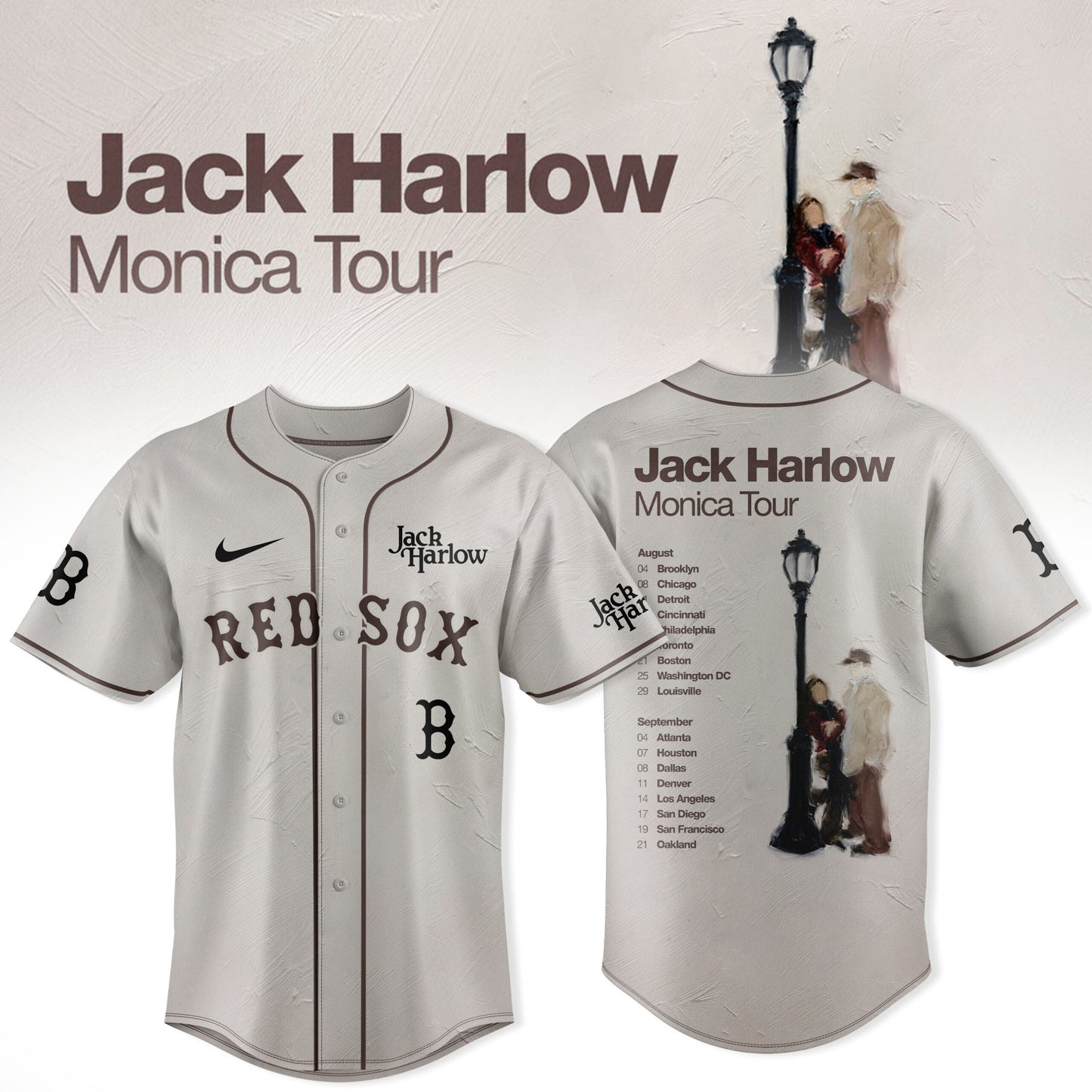 Boston Red Sox - Jack Harlow Monica Tour x Baseball Limited Jersey