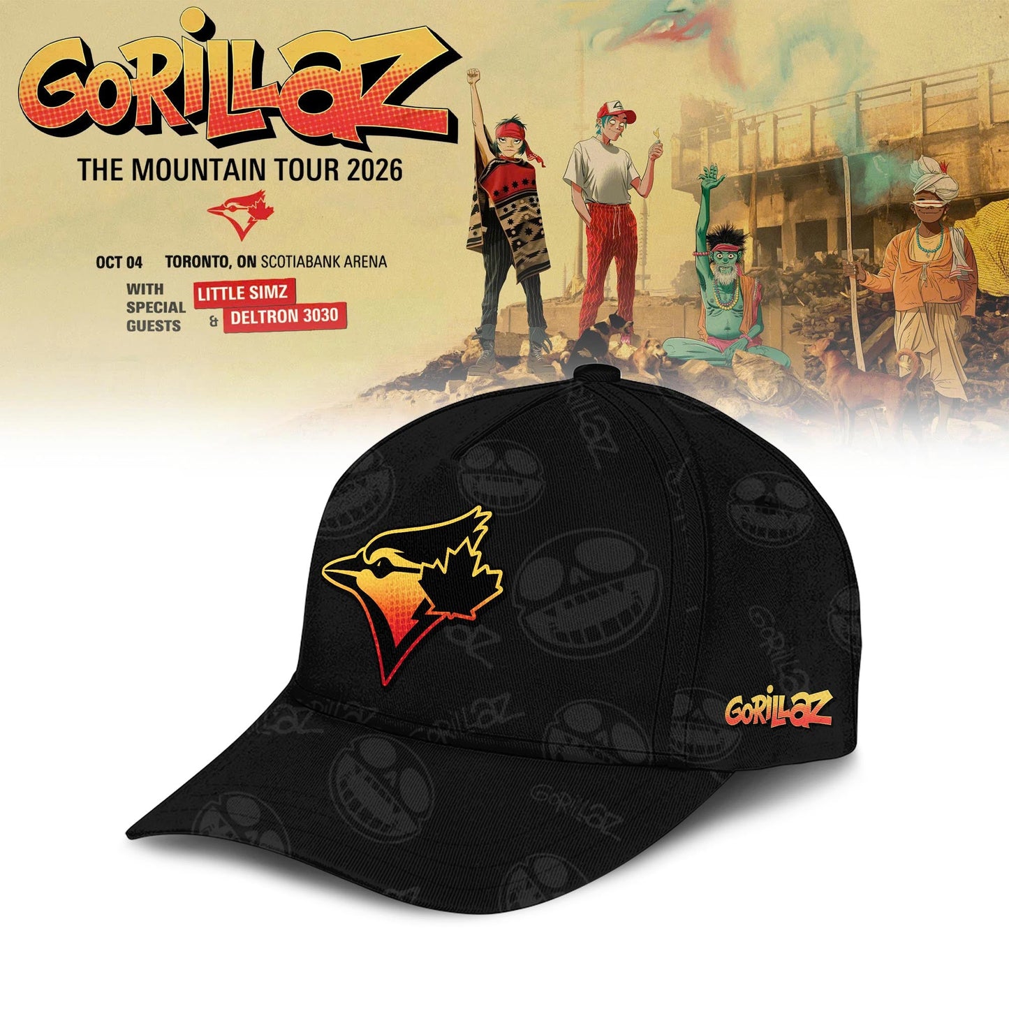 MLB x Gorillaz ‘The Mountain Tour 2026’ Limited Edition Jersey