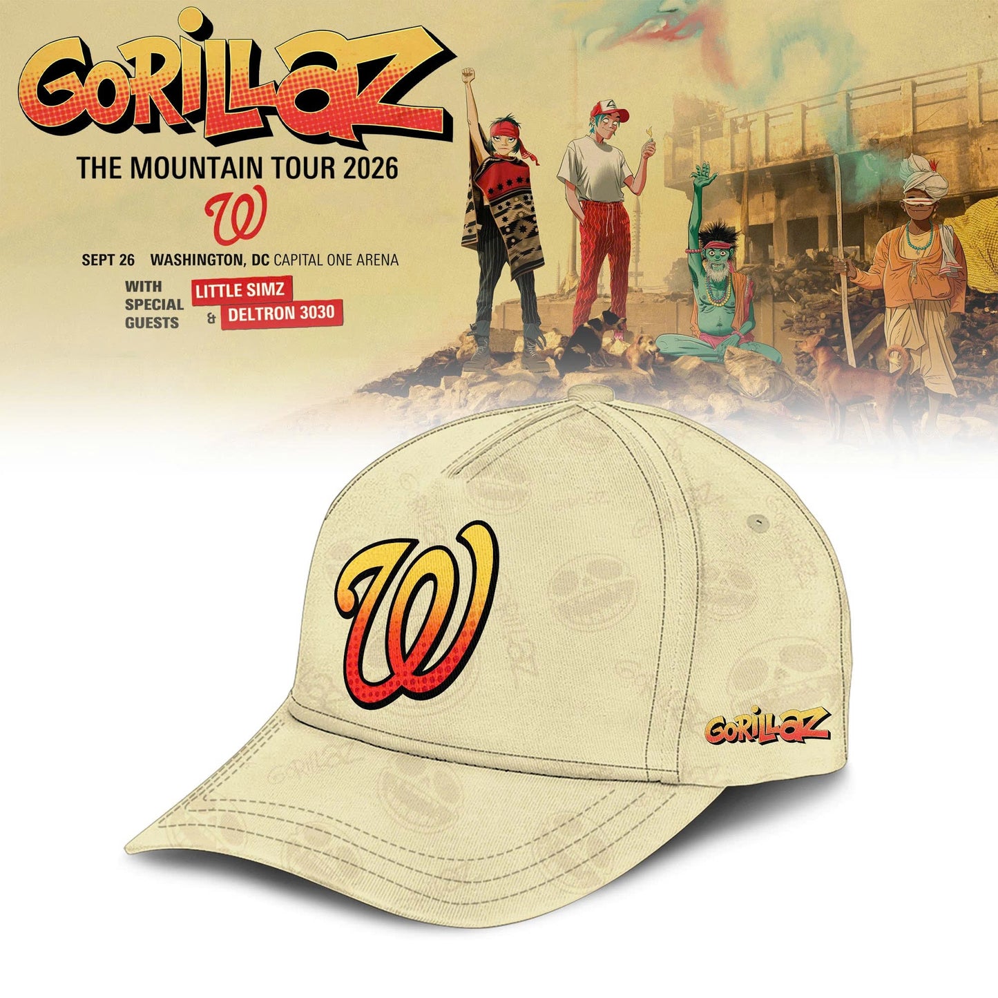 MLB x Gorillaz ‘The Mountain Tour 2026’ Limited Edition Jersey