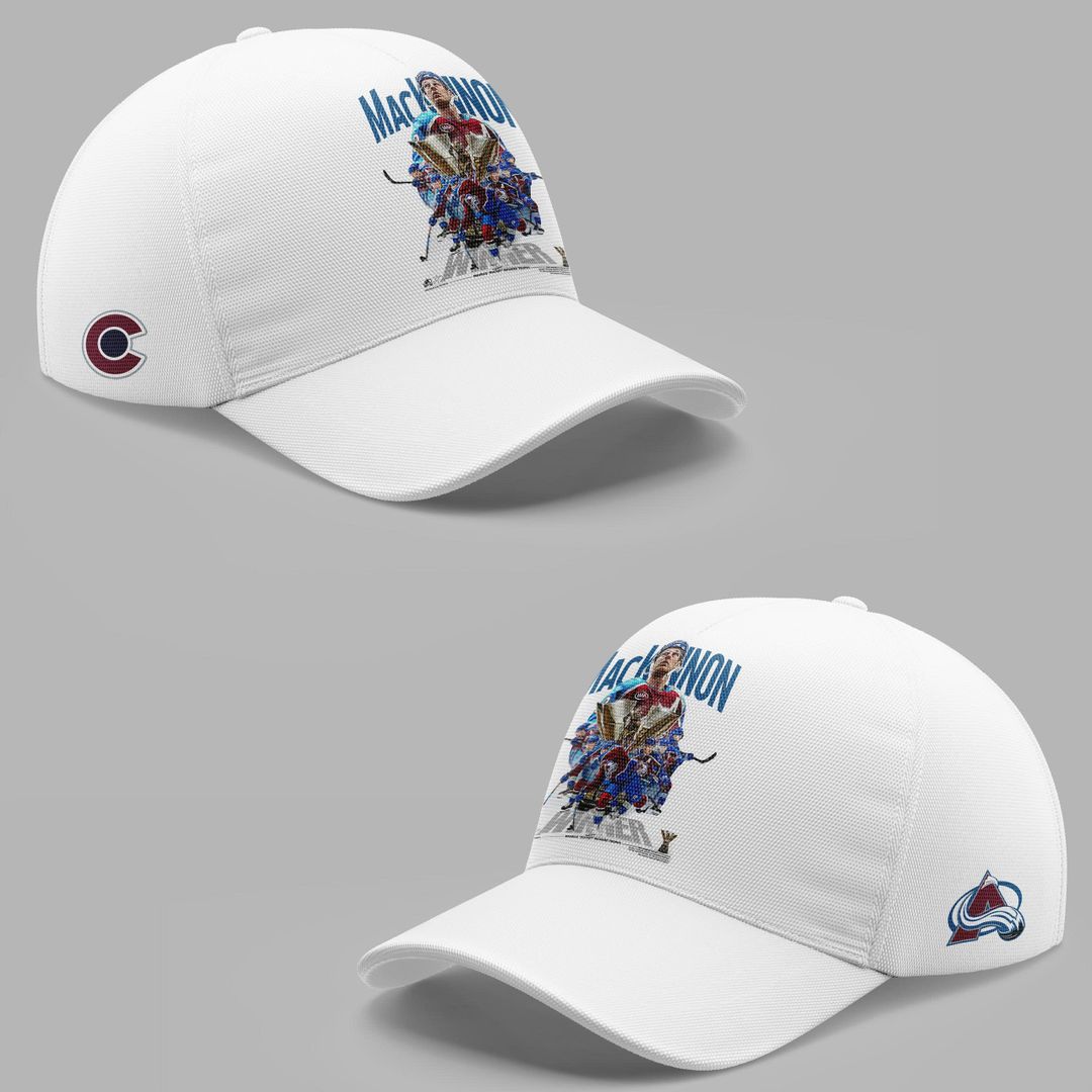 Nathan MacKinnon Colorado Avalanche NHL fresh ice T-Shirt - White