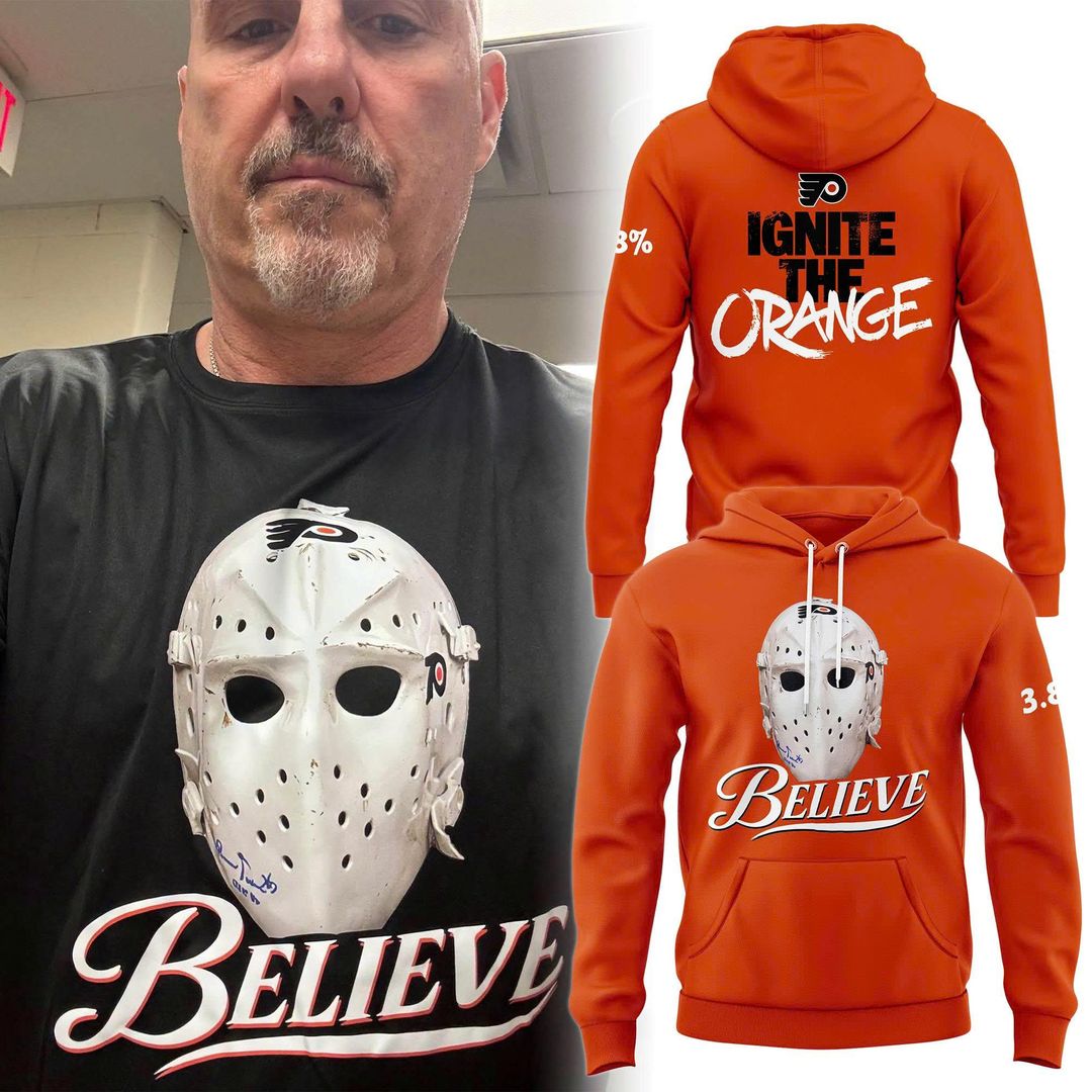 Philadelphia Flyers 2026 "BELIEVE 3,8%" Hoodie