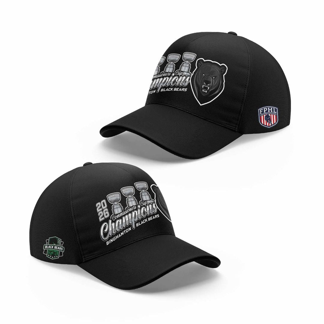 Binghamton Black Bears 2026 Commissioner’s Cup Champions Black Hoodie