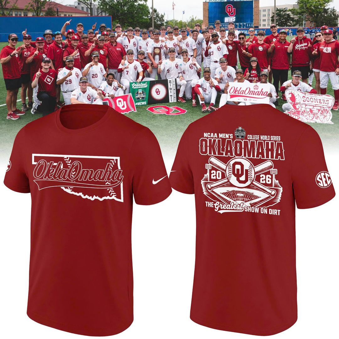Oklahoma Sooners 2026 NCAA Baseball National Champions Tshirt