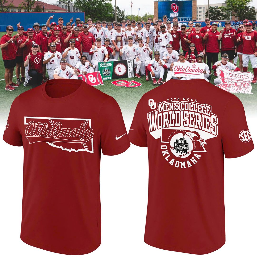 Oklahoma Sooners 2026 NCAA Baseball National Champions Tshirt