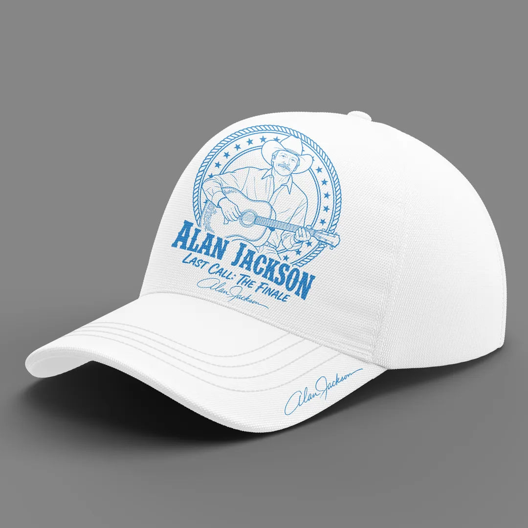 Exclusive Version Alan Jackson "Last Call... The Finale" Black Tshirt 2026