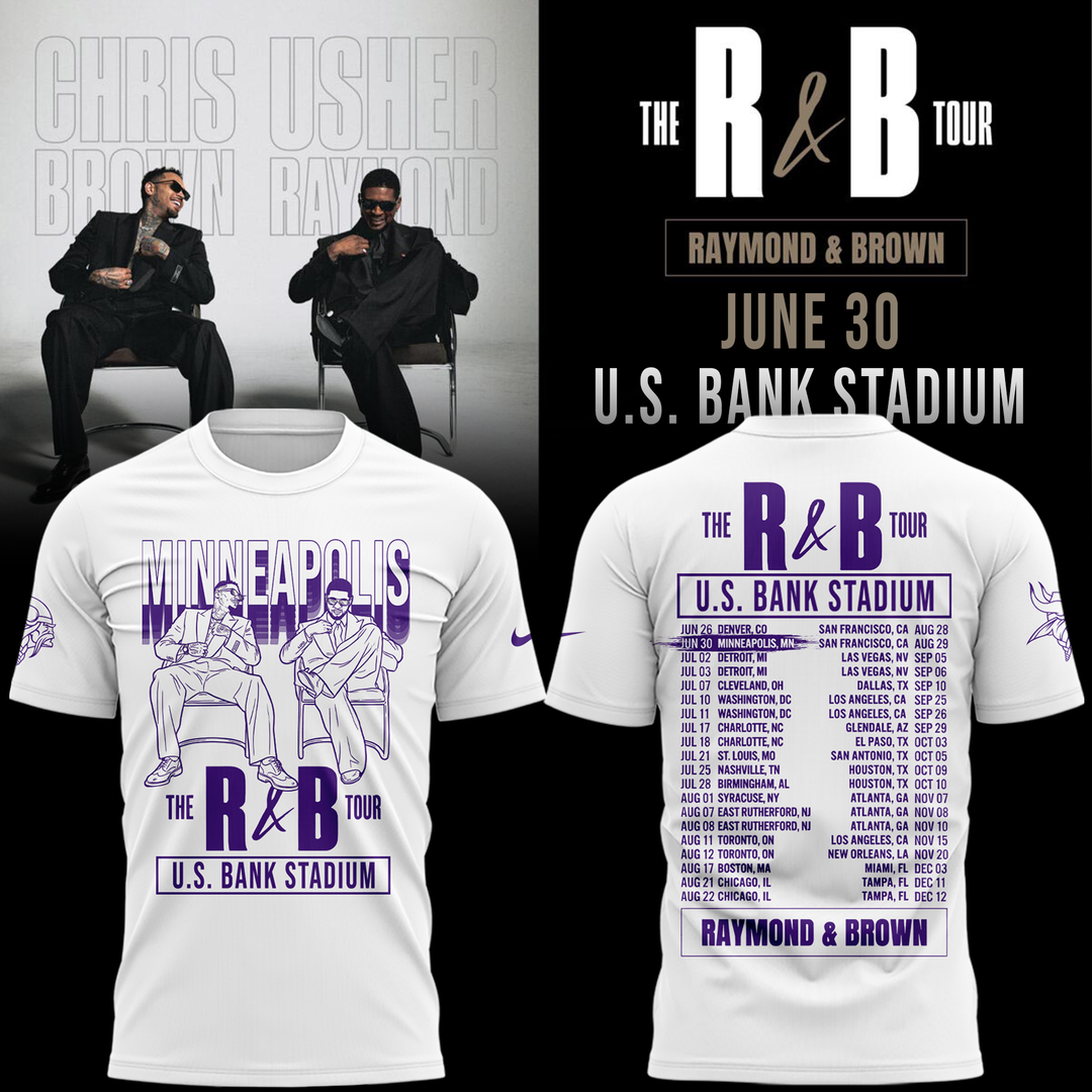 Exclusive Version Minnesota Vikings - The R&B Tour Hoodie 2026