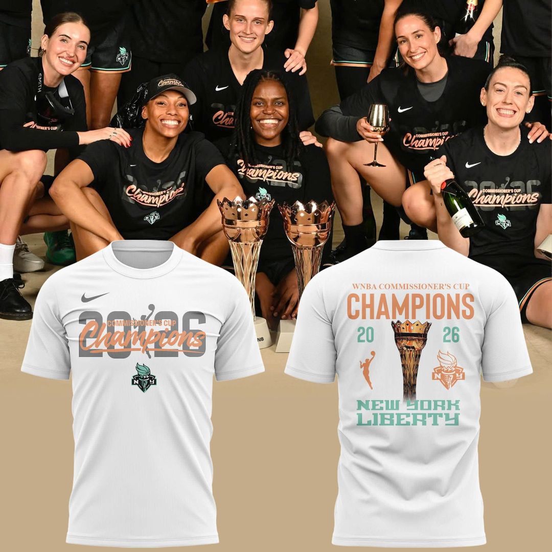 NY Liberty 2026 WNBA Commissioner's Cup Champions Tee