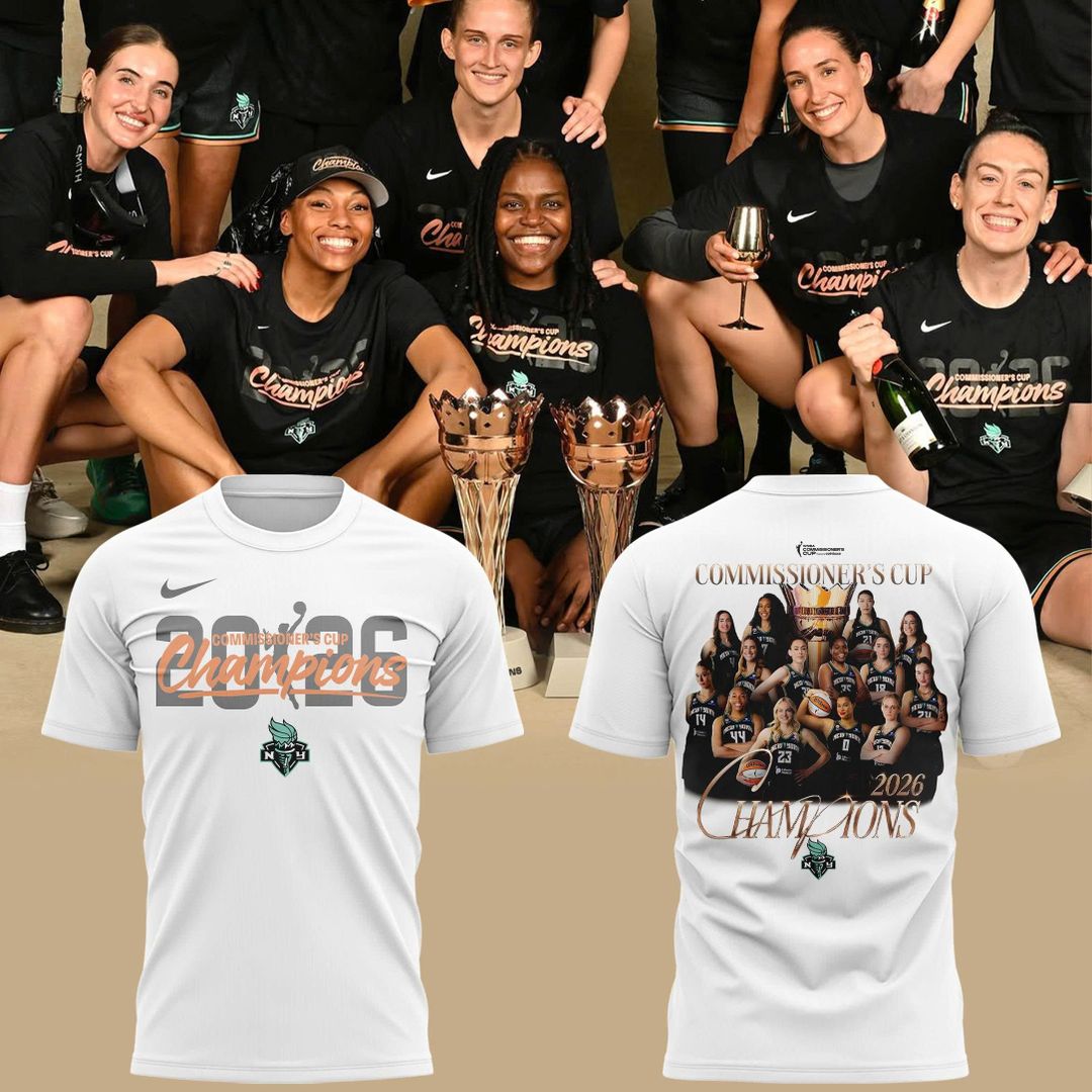 NY Liberty 2026 WNBA Commissioner's Cup Champions Tee