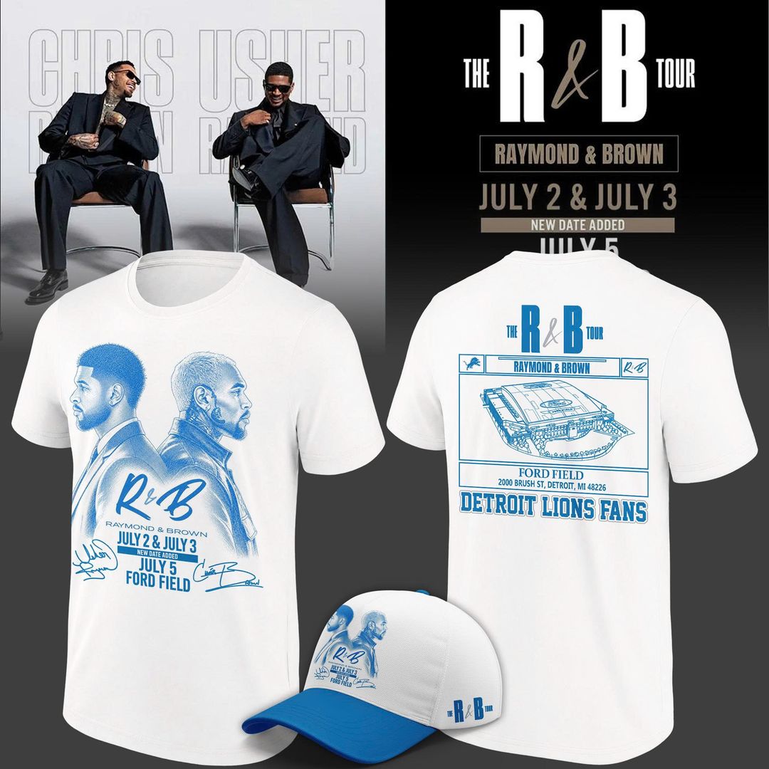 Exclusive Version Tshirt Detroit x The R&b Tour 2026