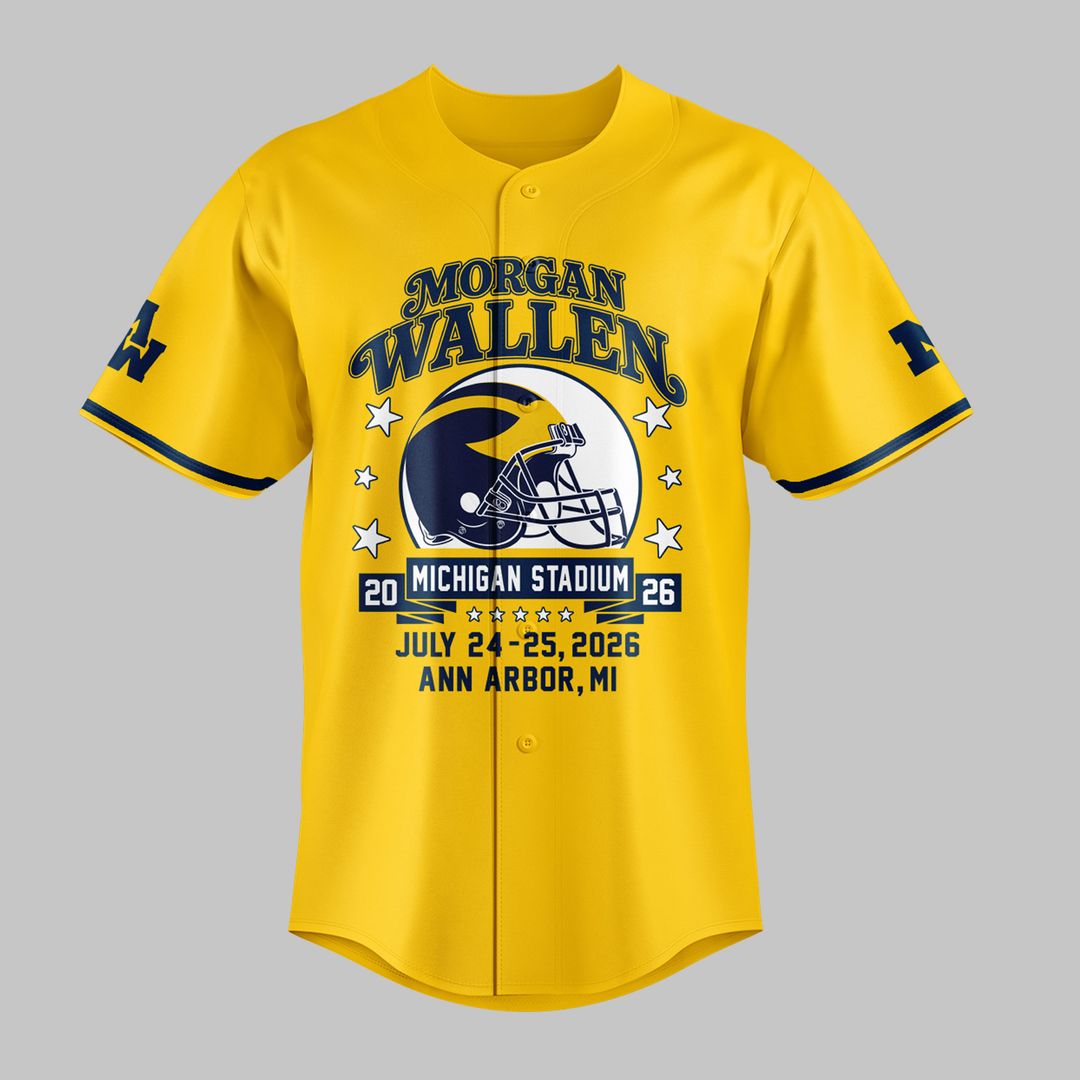 Exclusive Morgan Wallen x Michigan Football - Still The Problem Tour 2026 Jersey