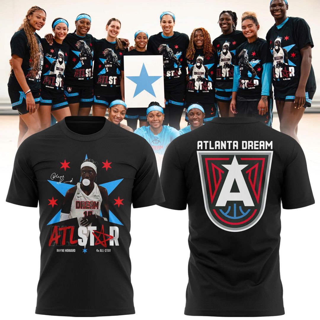 Unisex Atlanta Dream Black Rhyne Howard 2026 All-Star T-shirt