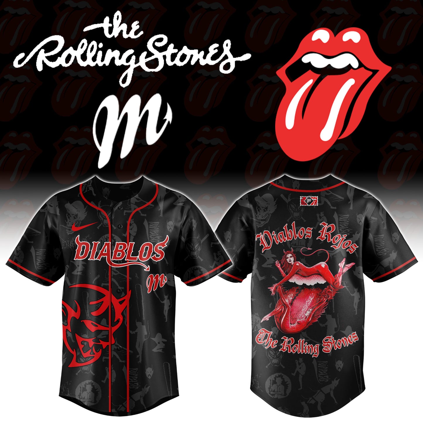 Diablos x The Rolling Stones Jersey 2026