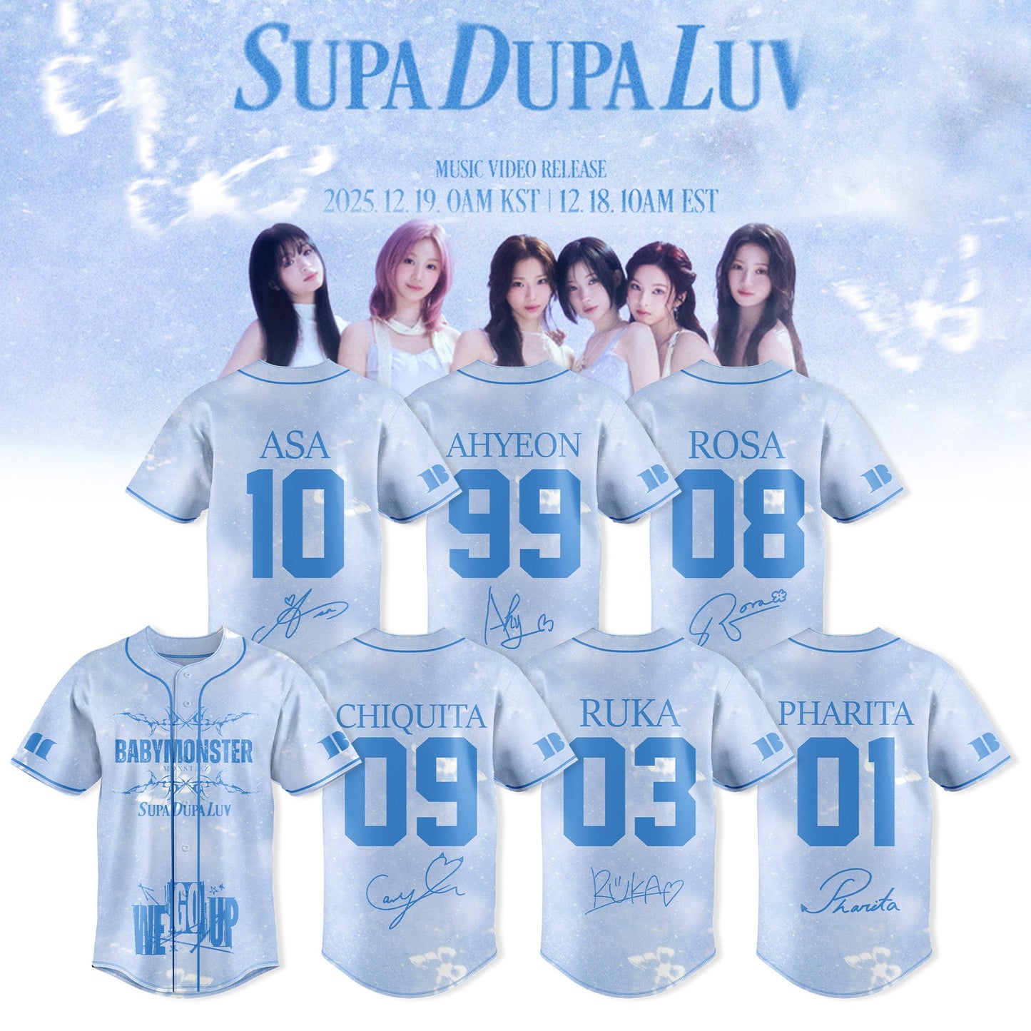 BABY MONSTER: MV NEW SUPA DUPA LUV JERSEY LIMITED