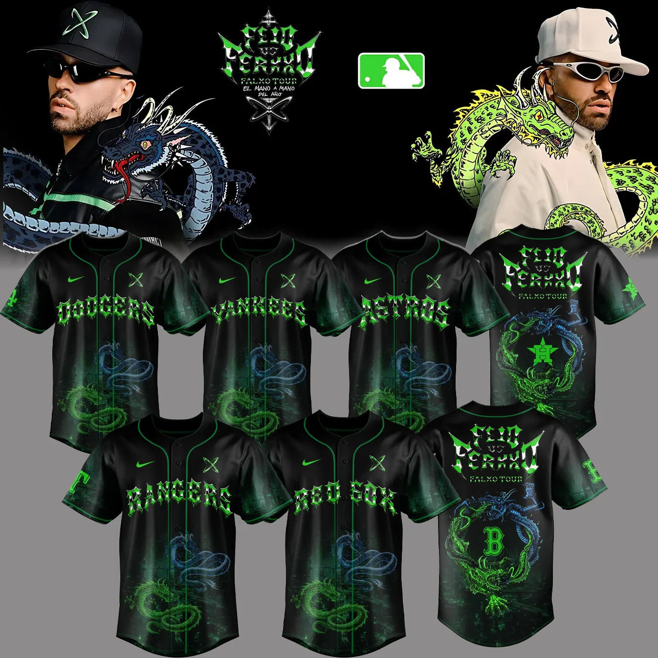 MLB x FEID vs FERXXO Falxo Tour 2026 Limited Editions Jersey