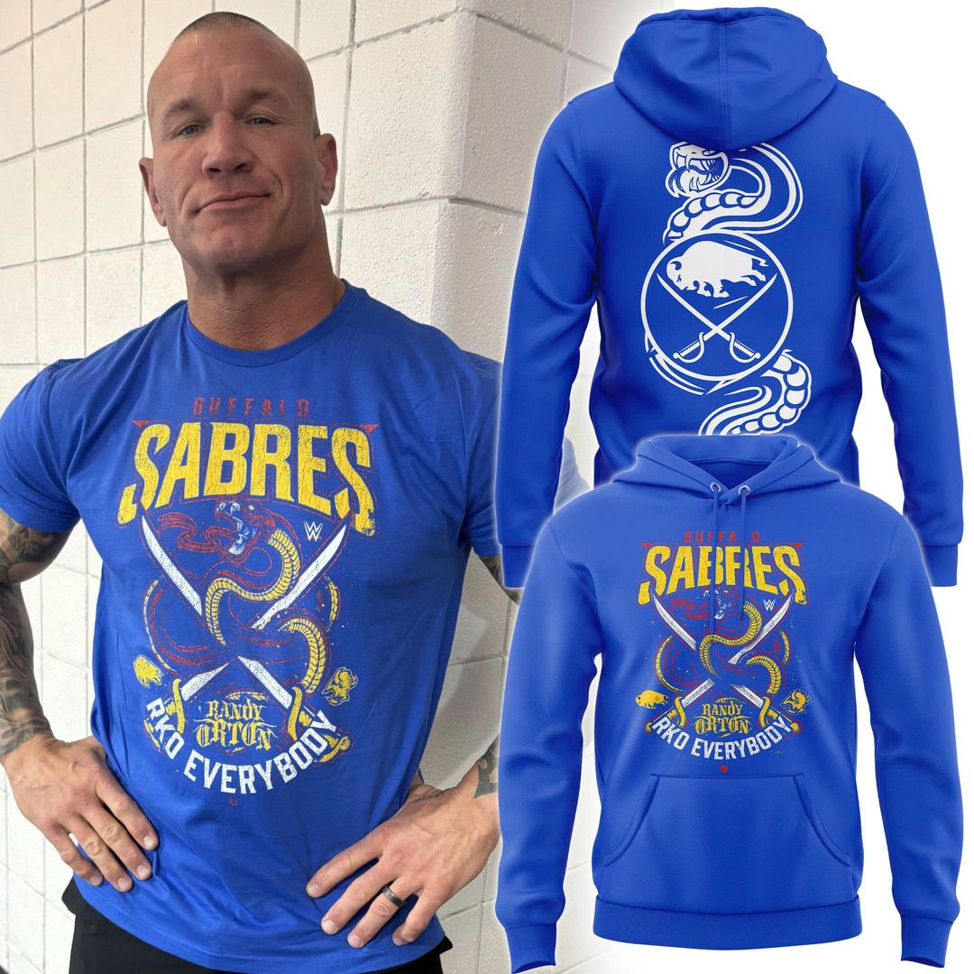Randy Orton Buffalo Sabres Hoodie - Blue