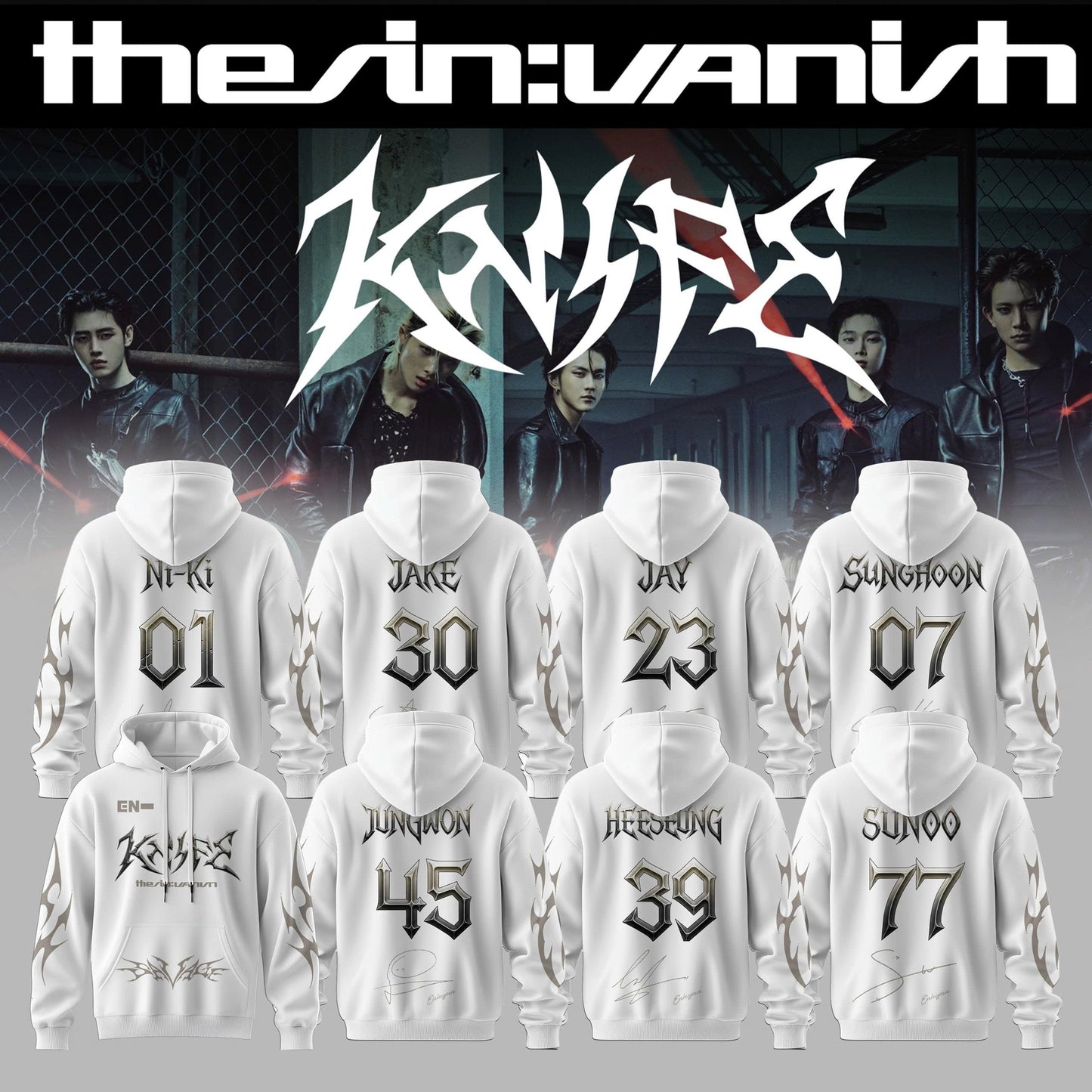 ENHYPEN ™THE SIN : VANISH˜ “ Knife Limited Hoodie