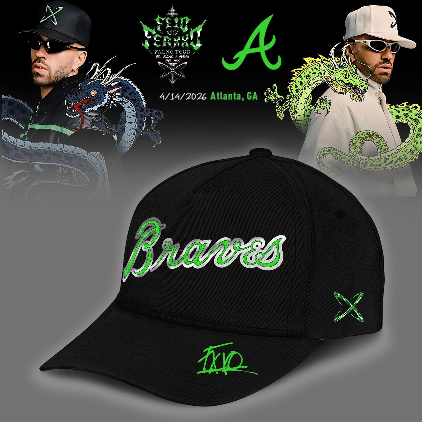 Atlanta Braves x FEID Falxo Tour 2026 Limited Edition Jersey