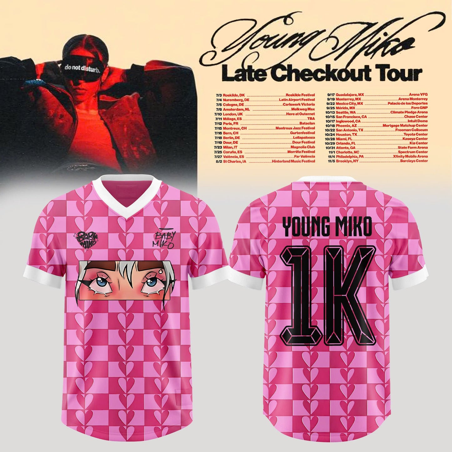 Late Checkout Tour 2026 Edition Jersey
