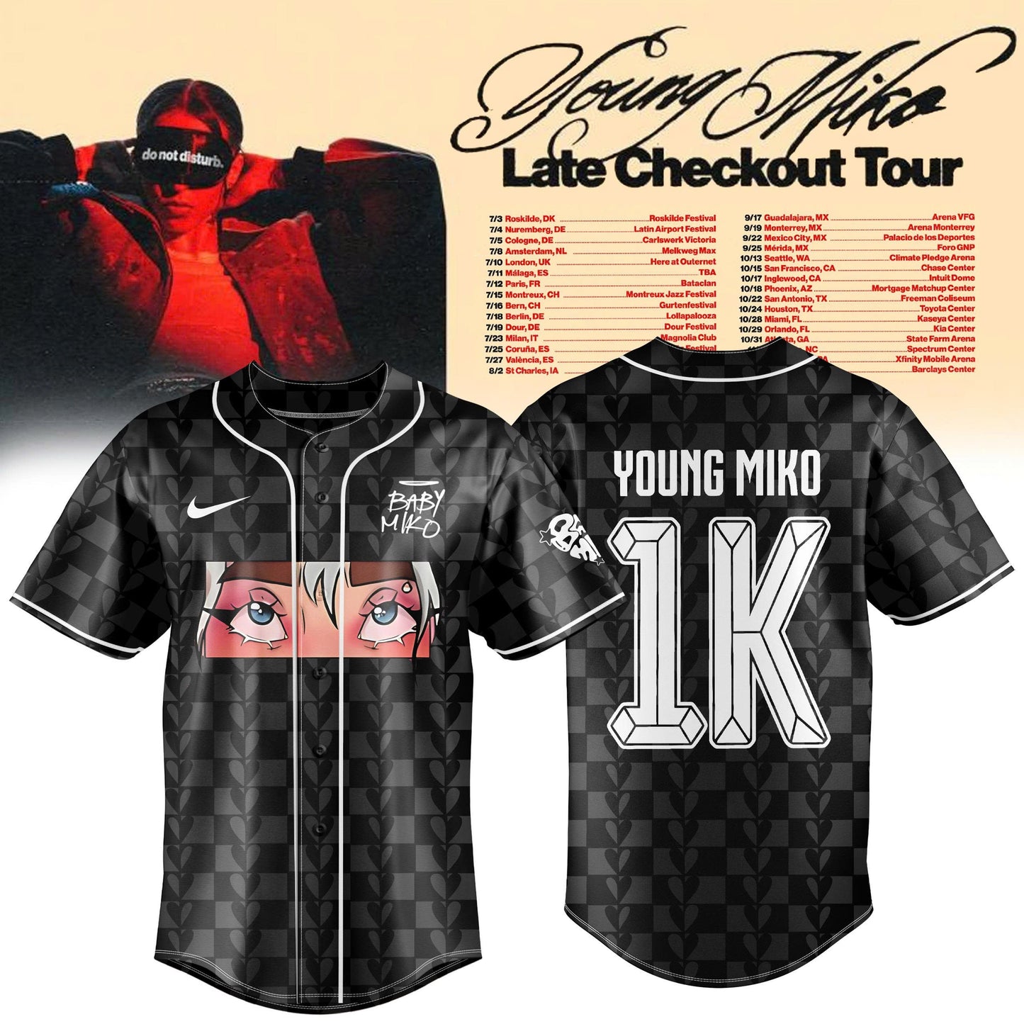Late Checkout Tour 2026 Edition Jersey