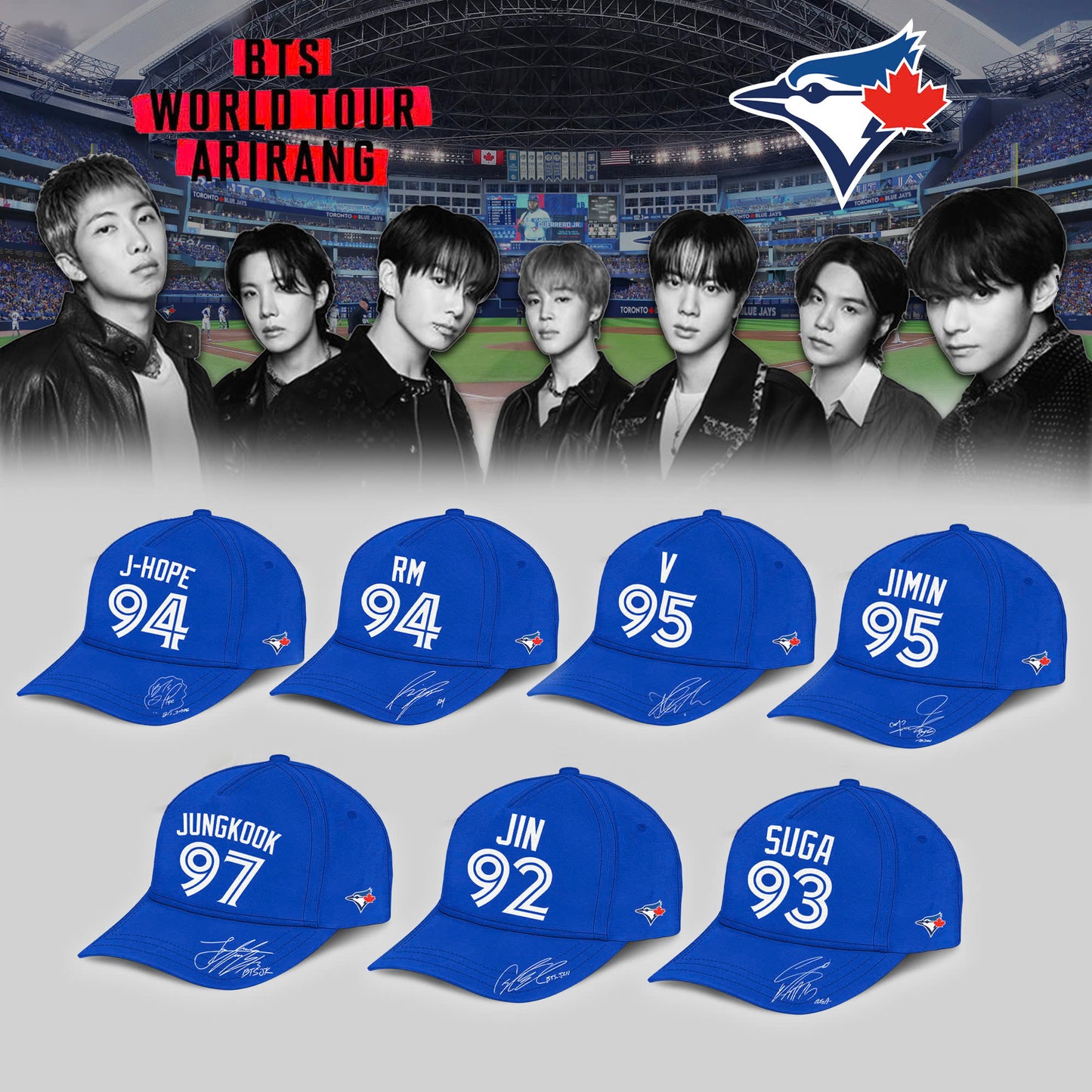 Toronto Blue Jays x BTS World Tour 2026 Limited Edition Jersey
