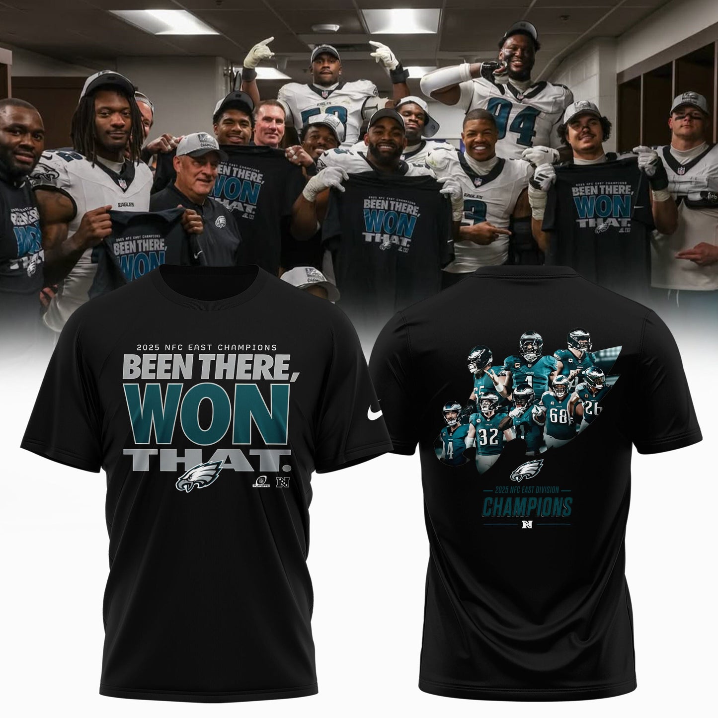 Philadelphia Eagles “ NFC East Champions 2025 Collection