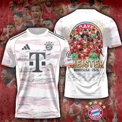 FC Bayern München DEUTSCHER MEISTER 2026 Shirt