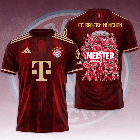 FC Bayern München DEUTSCHER MEISTER 2026 Shirt