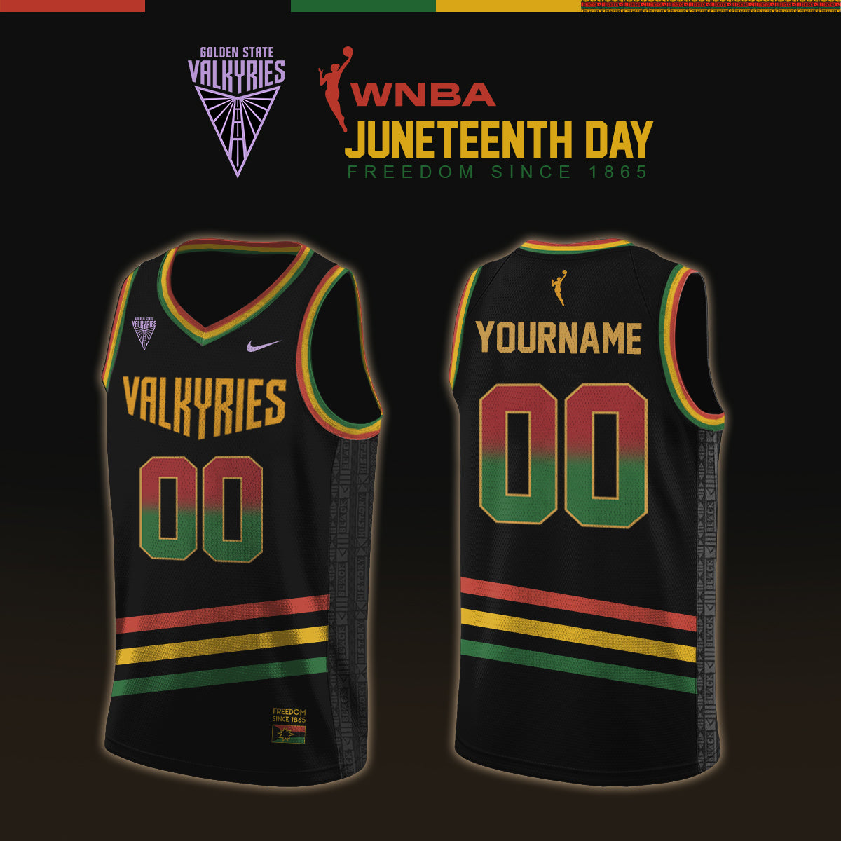 Golden State Valkyries 2026 WNBA x Juneteenth Day Jersey Limited Edition