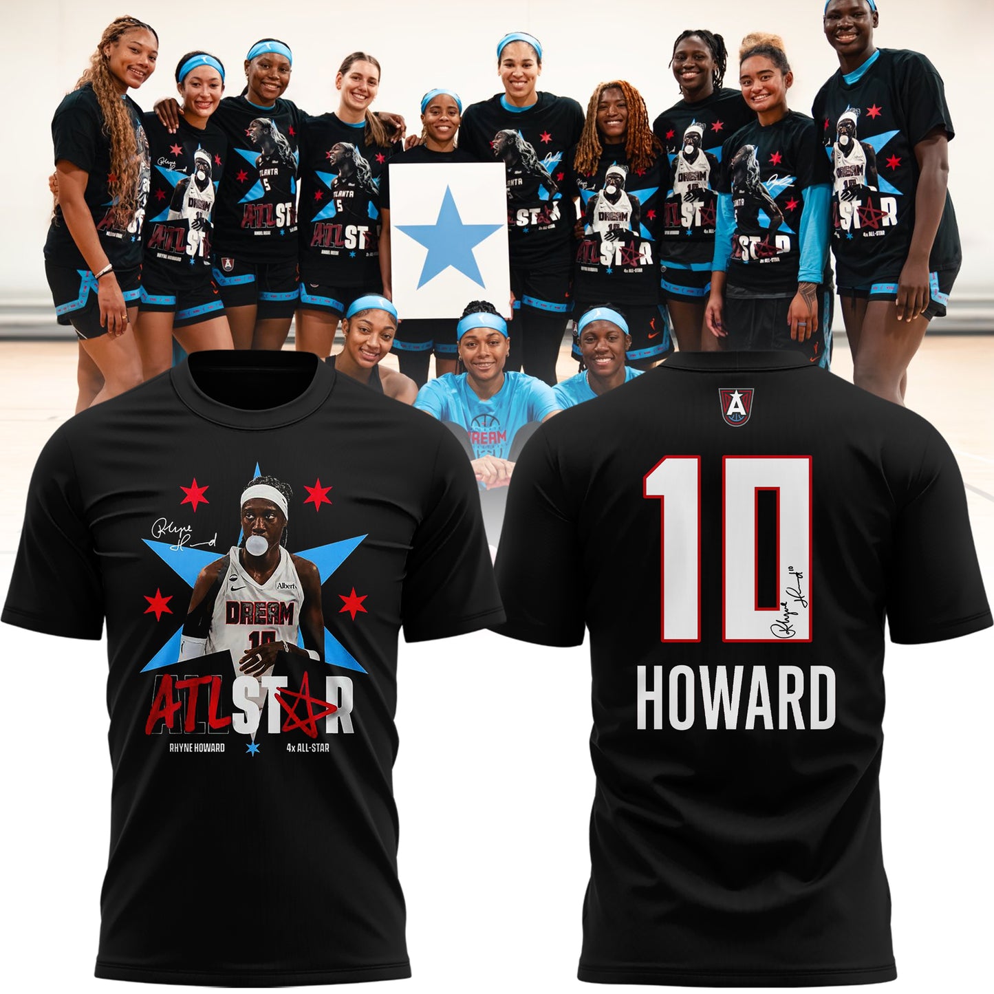 Limited Edition Rhyne Howard 4x ATL Shirt