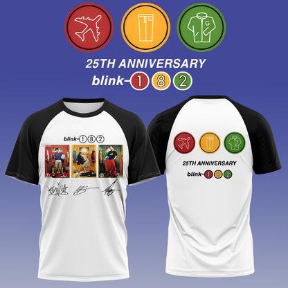 Blink-182 25th Anniversary Signature Collection – Limited Edition T shirt