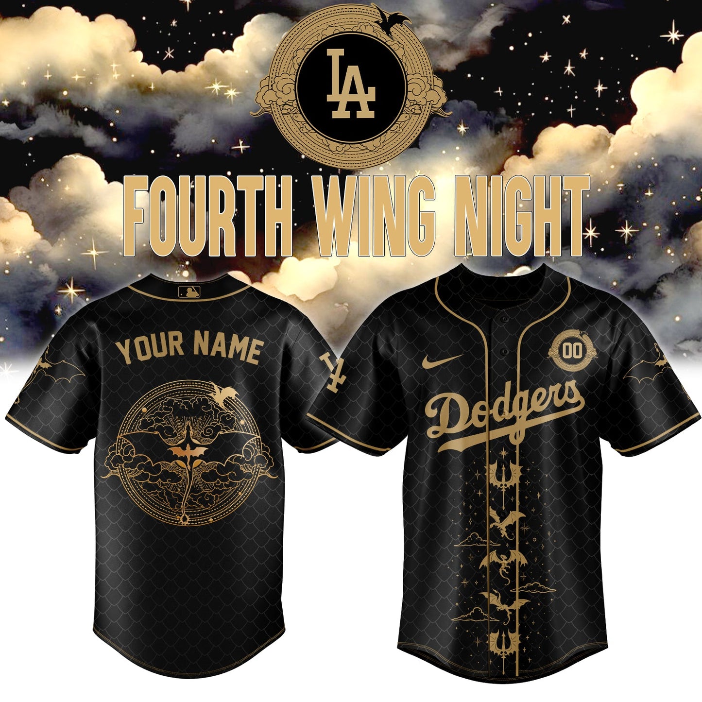 MLB All Teams x Fourth Wing – Jersey (Custom Name&Custom Number)
