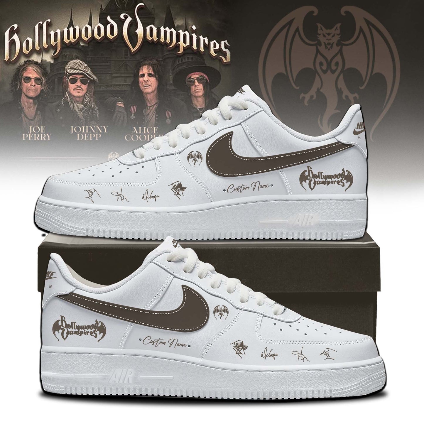 Hollywood Vampires World Tour 2026 Signed – Shoes