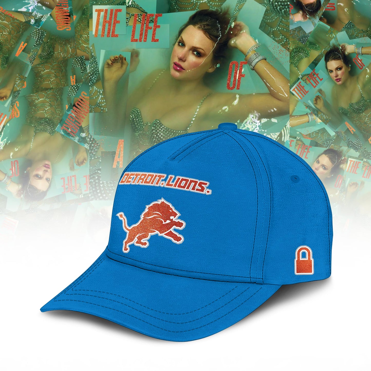 Detroit Lions x Taylor Swift The Life of a Showgirl Album Limited Editions 2025 Hoodie