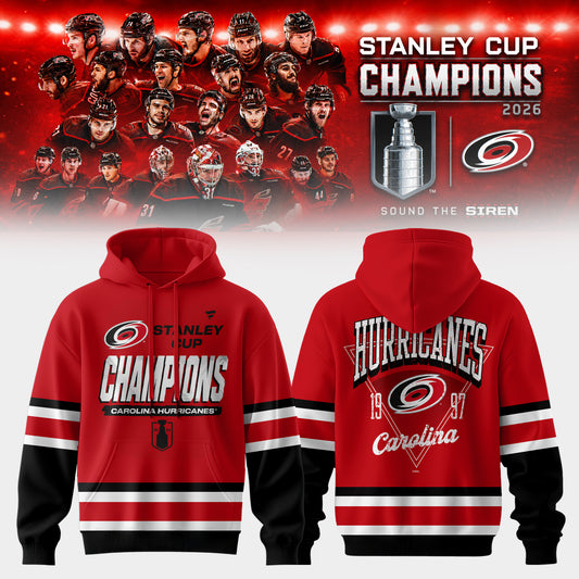 Carolina Hurricanes 2026 Stanley Cup Champions Hoodie