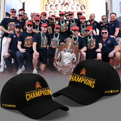 South Australia Special Back to Back Sheffield Shield Cricket Champions Limited Edition Polo