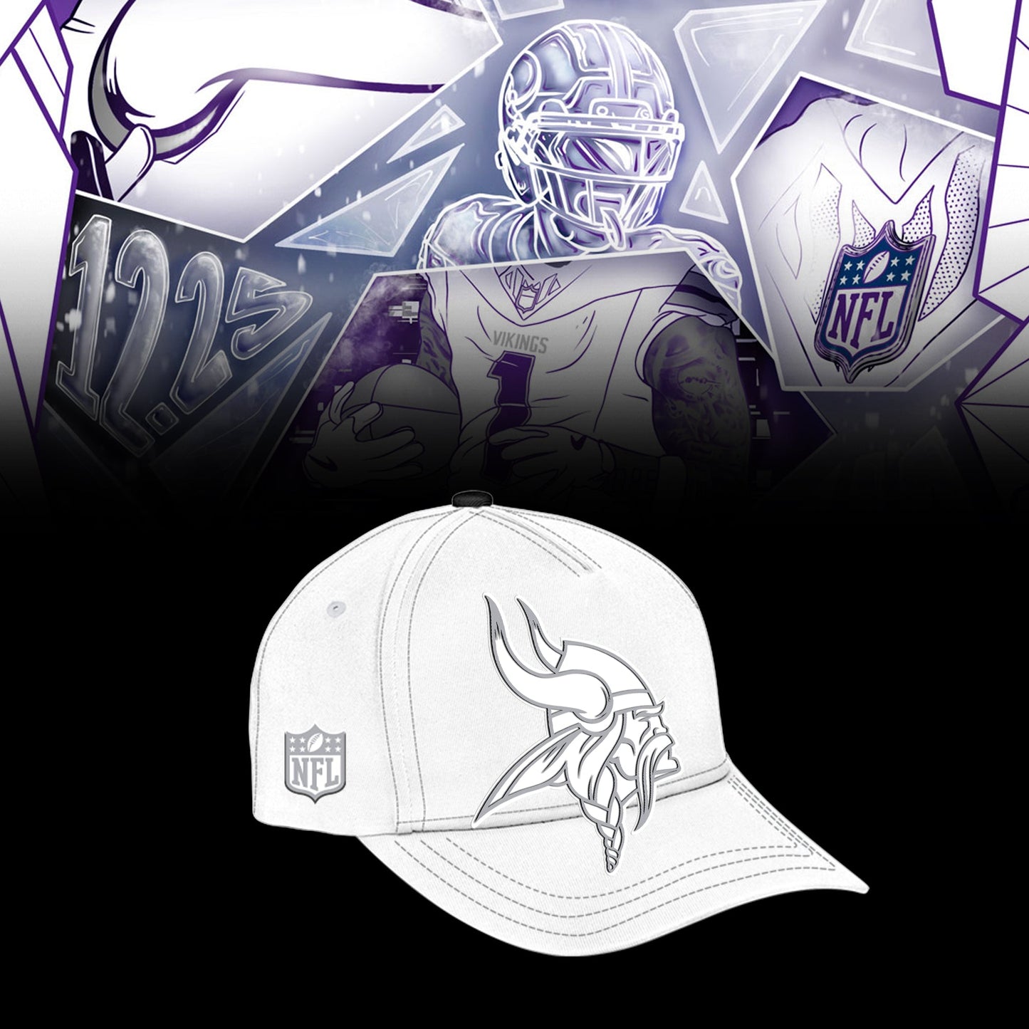 Minnesota Vikings 2026 White Out Limited Edition Hoodie