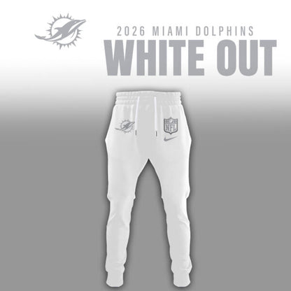 Miami Dolphins 2026 White Out Limited Edition Hoodie