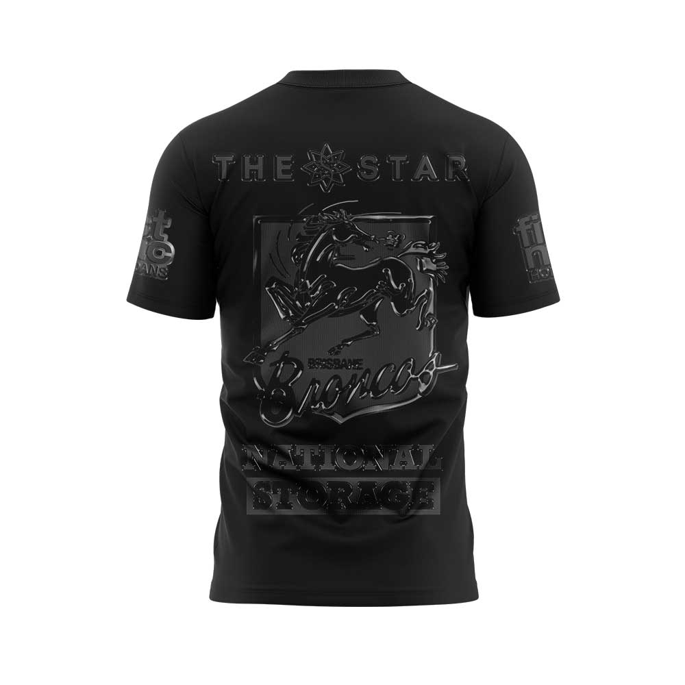 Limited Brisbane Broncos Our 2025 Black Uniform Old Logo Shirt