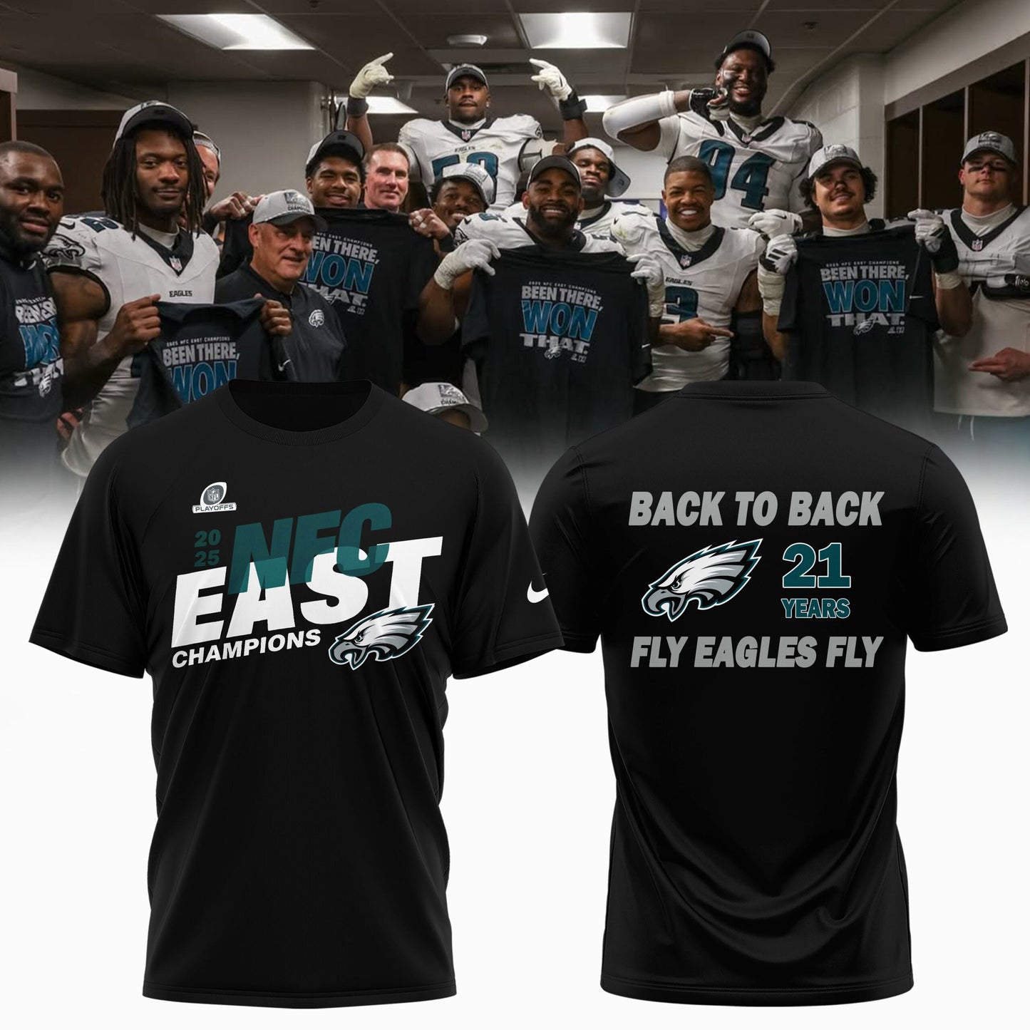 Philadelphia Eagles “ NFC East Champions 2025 Collection