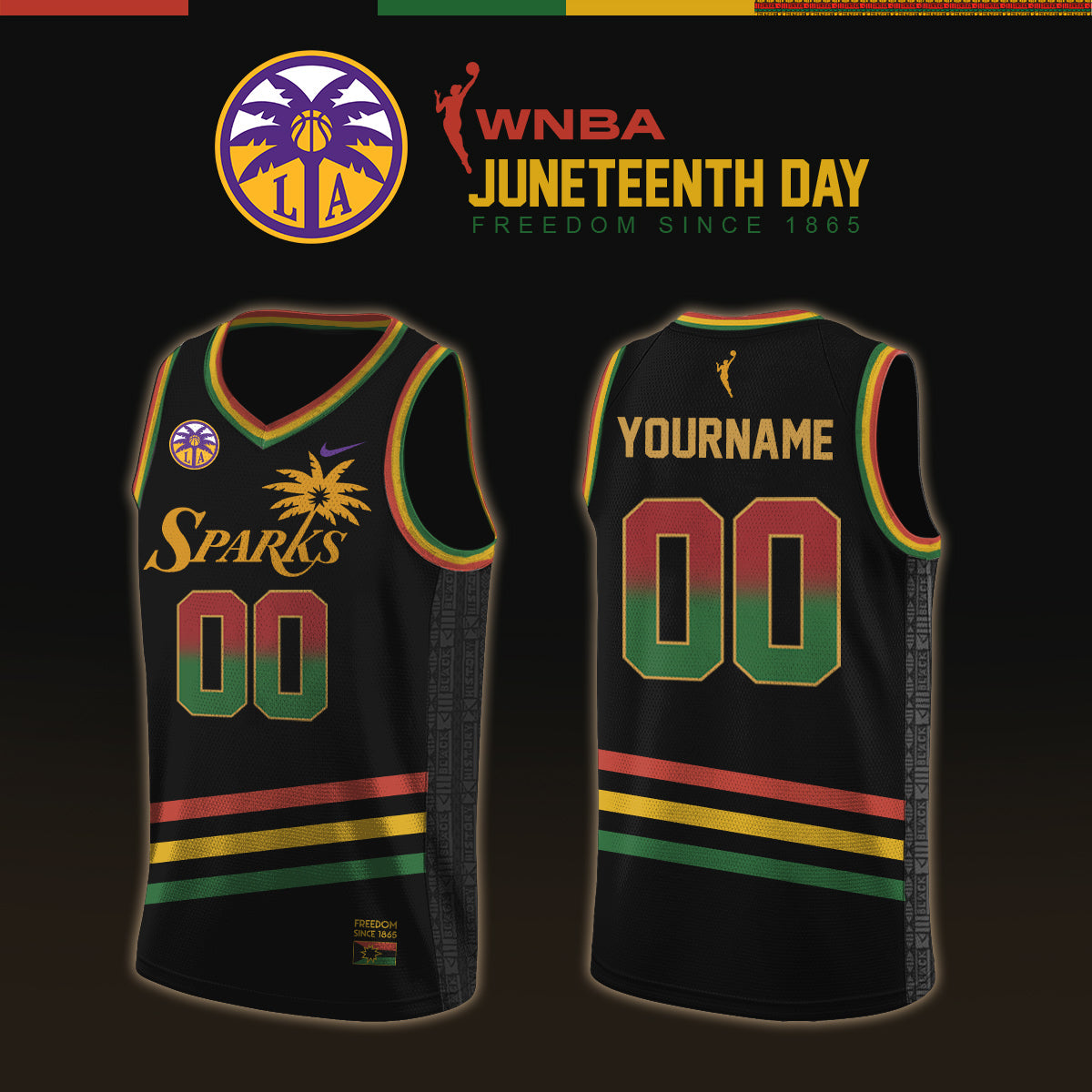 Los Angeles Sparks 2026 WNBA x Juneteenth Day Jersey Limited Edition