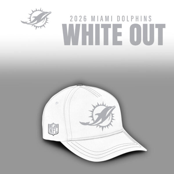 Miami Dolphins 2026 White Out Limited Edition Hoodie