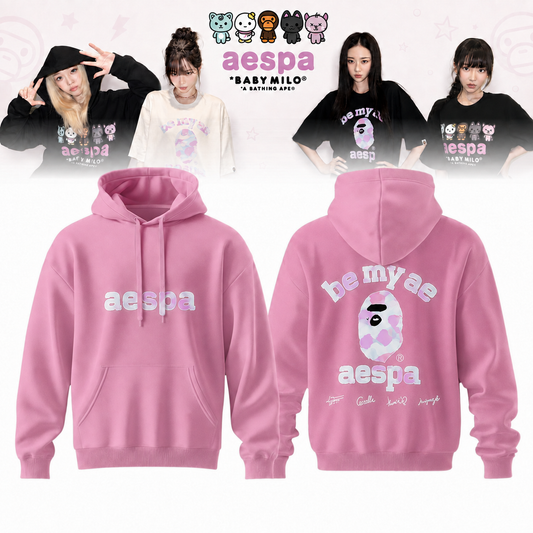 🖤🐰 AESPA x BAPE Limited Edition Hoodie