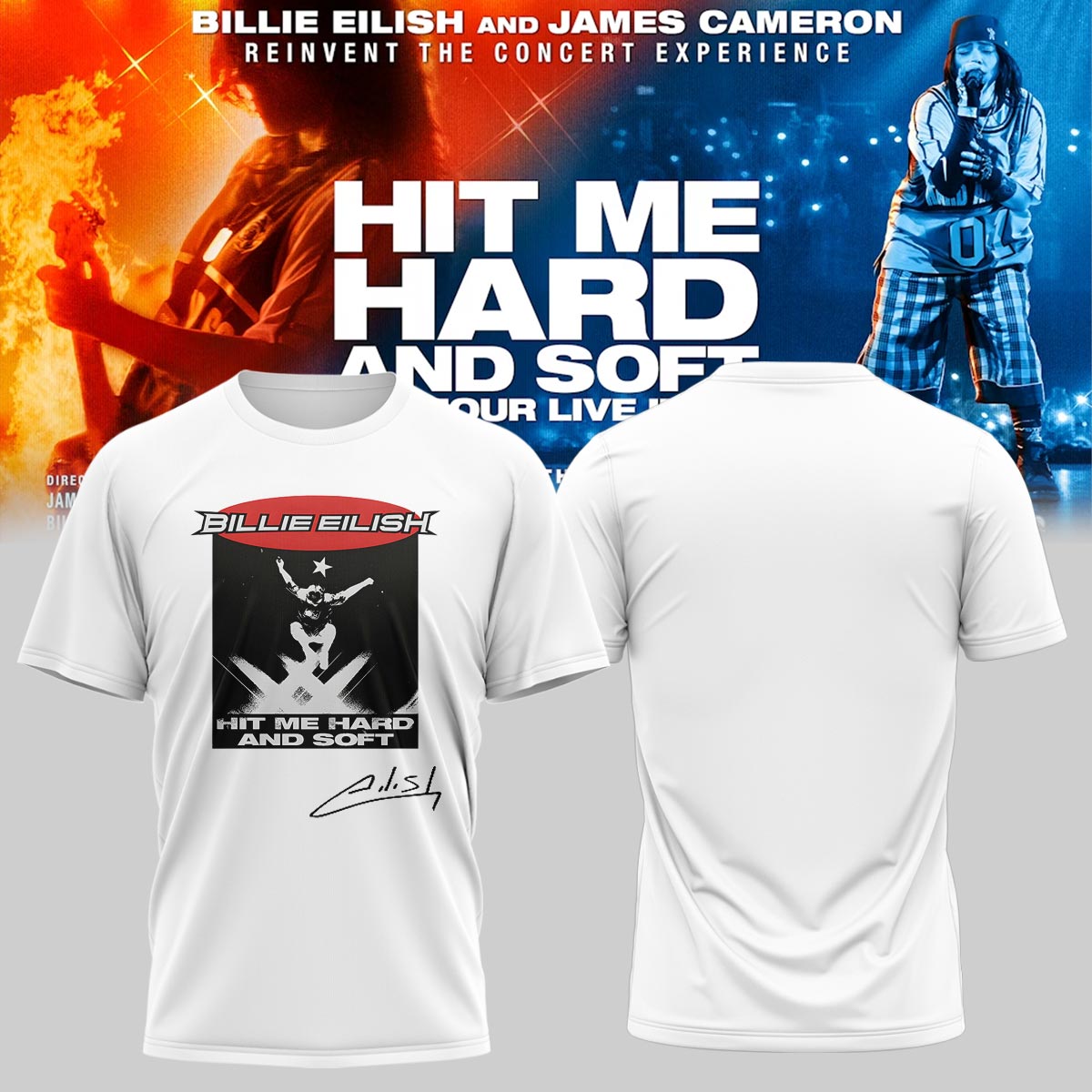 Billie Eilish Hit Me Hard and Soft: The Tour Shirt