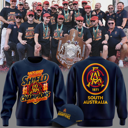 South Australia Cricket Teams back to back Sheffield Shield Champions Sweatshirt