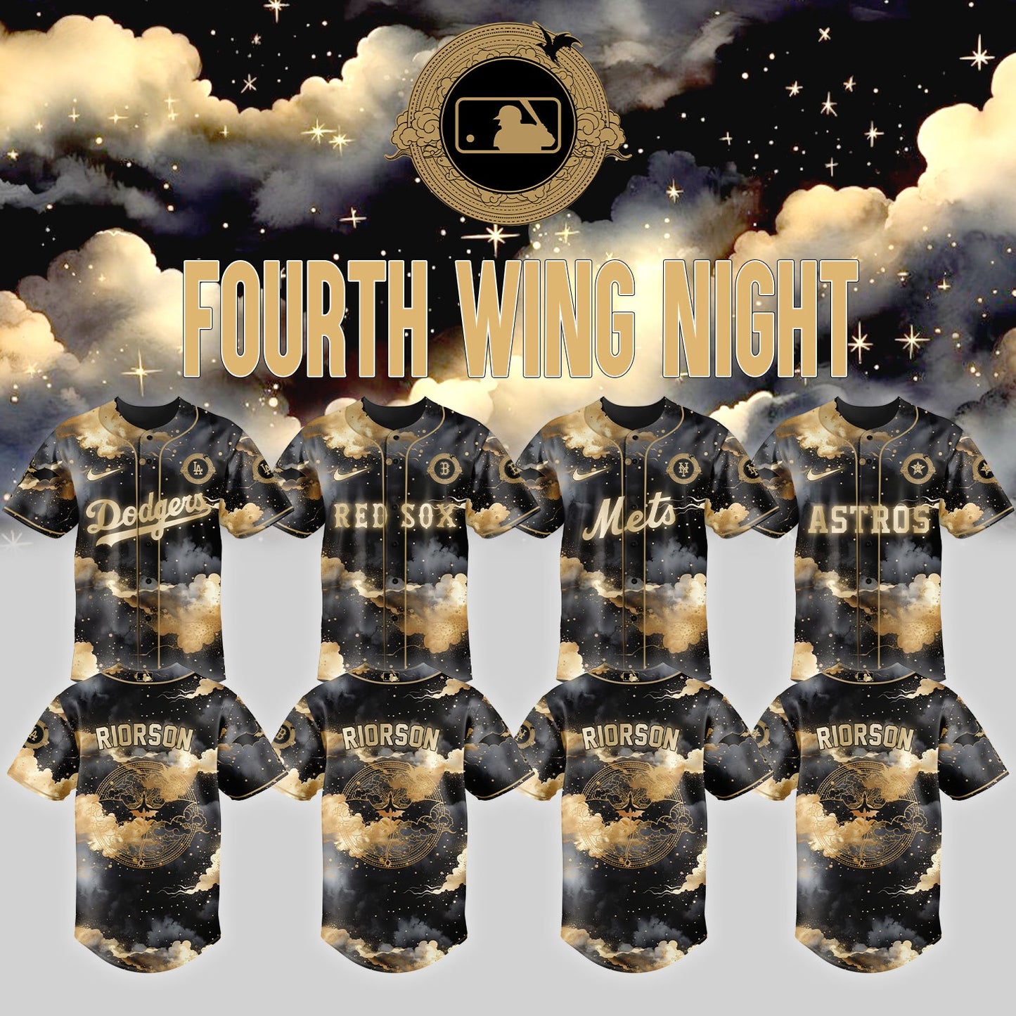 MLB All Teams x Fourth Wing (RIORSON) – Jersey V3
